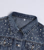 Veste en Jean Perles Stylées pour Femmes