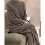 Ensemble en Tricot à Manches Longues pour Femme | Idéal pour le Quotidien