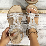 Sandales Élégantes à Détails Décoratifs pour Femmes