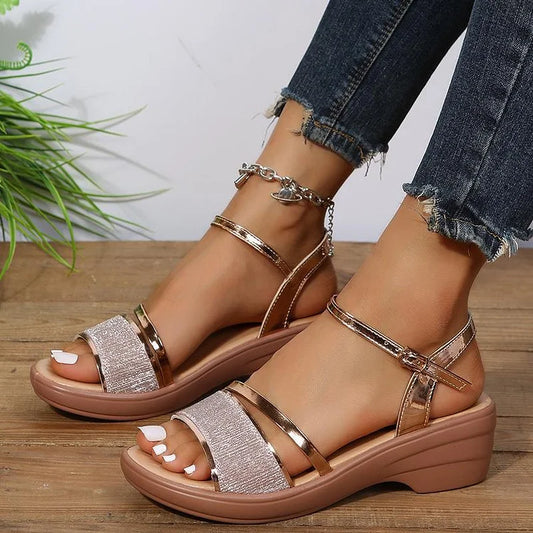 Sandales Érgonomiques avec Boucle pour Femmes