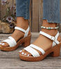 Sandales Design Tissé pour Femmes