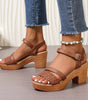 Sandales Design Tissé pour Femmes