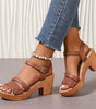 Sandales Design Tissé pour Femmes