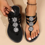 Sandales Élégantes avec Strass pour Femmes