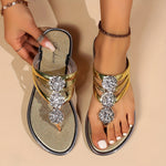 Sandales Élégantes avec Strass pour Femmes