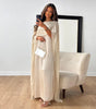 Robe Longue Satinée Élégante pour Femmes
