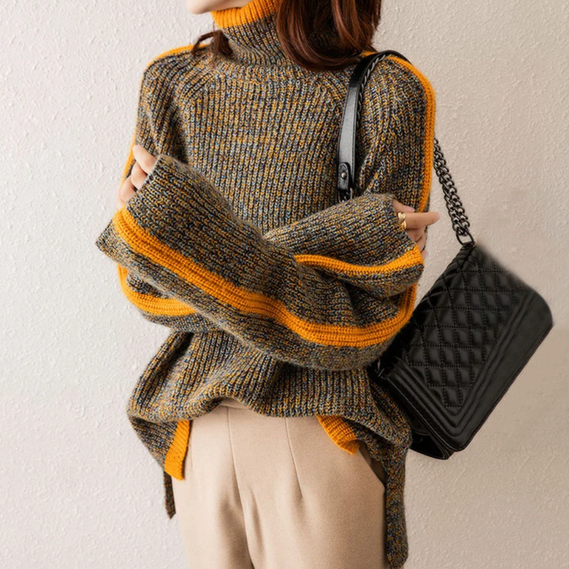 Pull Oversize Tricoté pour Femmes