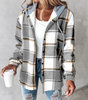 Veste à Capuche Carreaux Tendance pour Femmes