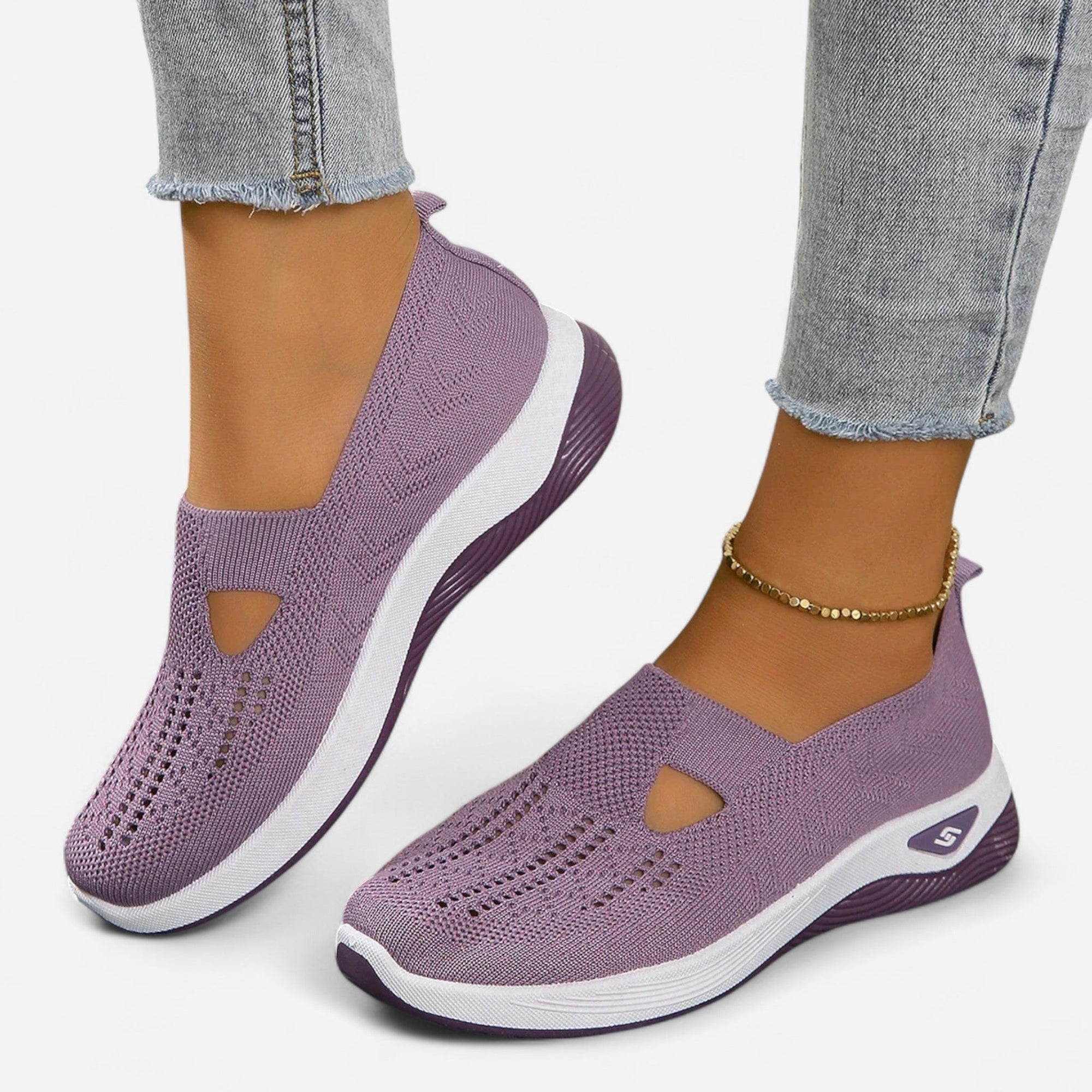 Chaussures Slip-On en Mesh pour Femmes