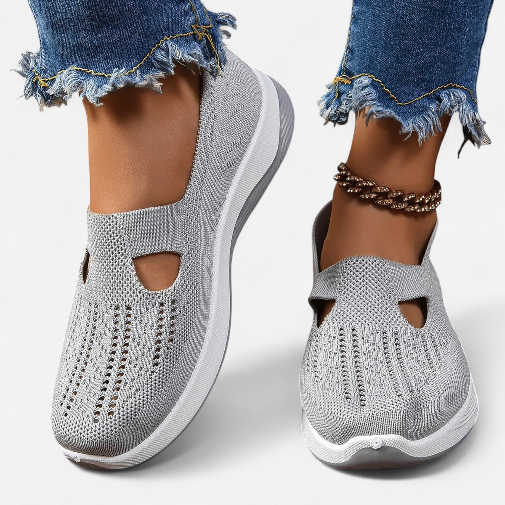 Chaussures Slip-On en Mesh pour Femmes