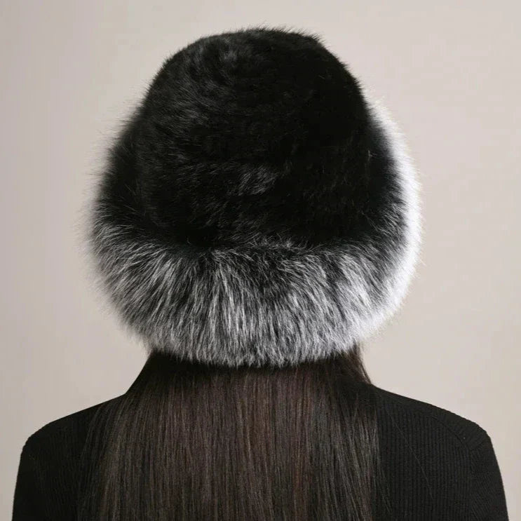 Chapeau d'Hiver en Fausse Fourrure pour Femmes