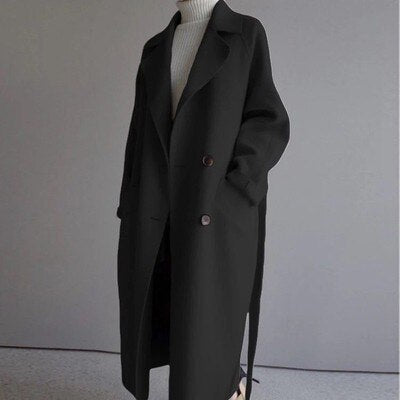 Manteau Long Elégant pour Femmes