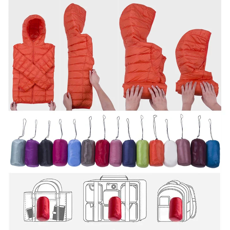 Veste Légère à Capuche pour Femmes