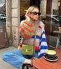 Pull Rayé Multicolore pour Femmes
