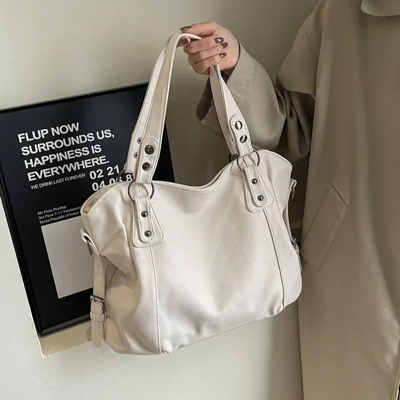 Grand Sac à Main en Cuir Souple pour Femmes