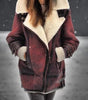 Veste en Daim Sherpa Elégante pour Femmes