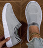 Baskets Slip-On en Maille Souple pour Femme