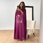 Robe Longue Satinée Élégante pour Femmes