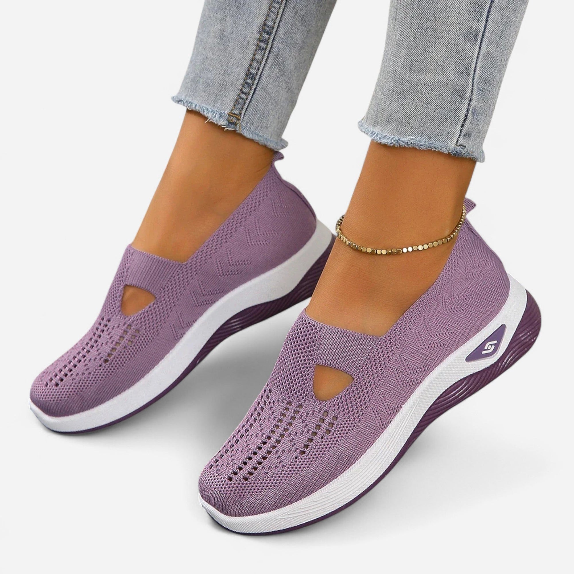 Chaussures Slip-On en Mesh pour Femmes