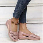 Sandales Slip-On Découpes Géométriques pour Femmes