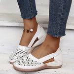 Sandales Slip-On Découpes Géométriques pour Femmes