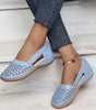 Sandales Slip-On Découpes Géométriques pour Femmes