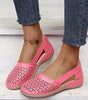 Sandales Slip-On Découpes Géométriques pour Femmes