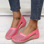 Sandales Slip-On Découpes Géométriques pour Femmes
