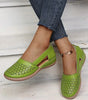 Sandales Slip-On Découpes Géométriques pour Femmes
