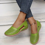 Sandales Slip-On Découpes Géométriques pour Femmes