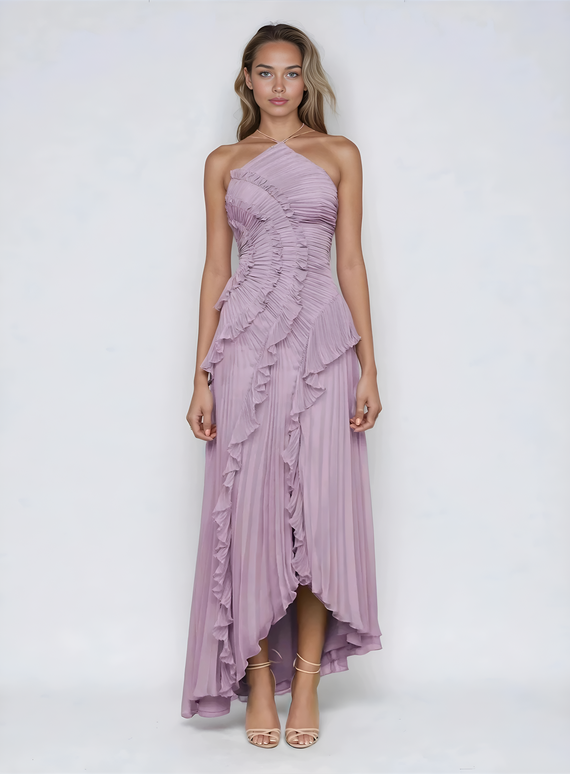 Robe Midi à Volants pour Femme | Idéale pour les Événements Spéciaux