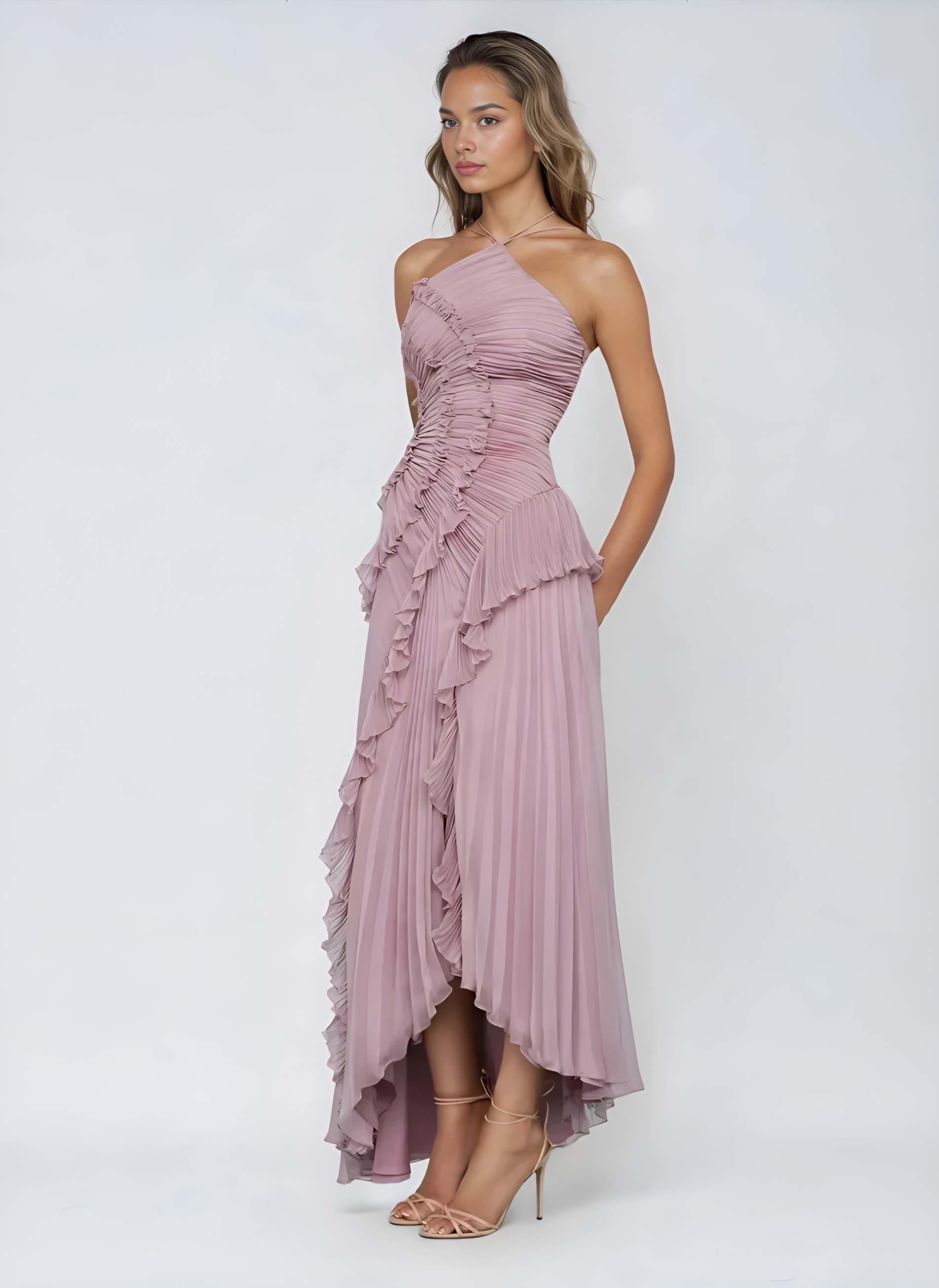 Robe Midi à Volants pour Femme | Idéale pour les Événements Spéciaux