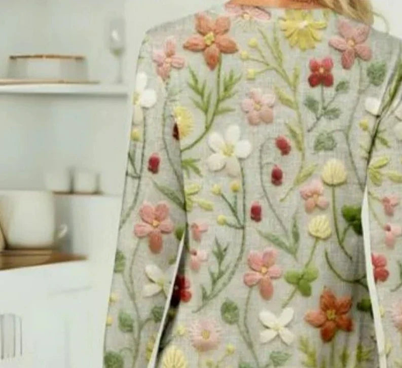 Pull-Over à Motif Géométrique pour Femmes