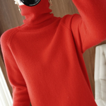 Pull Élégant à Col Roulé pour Femmes