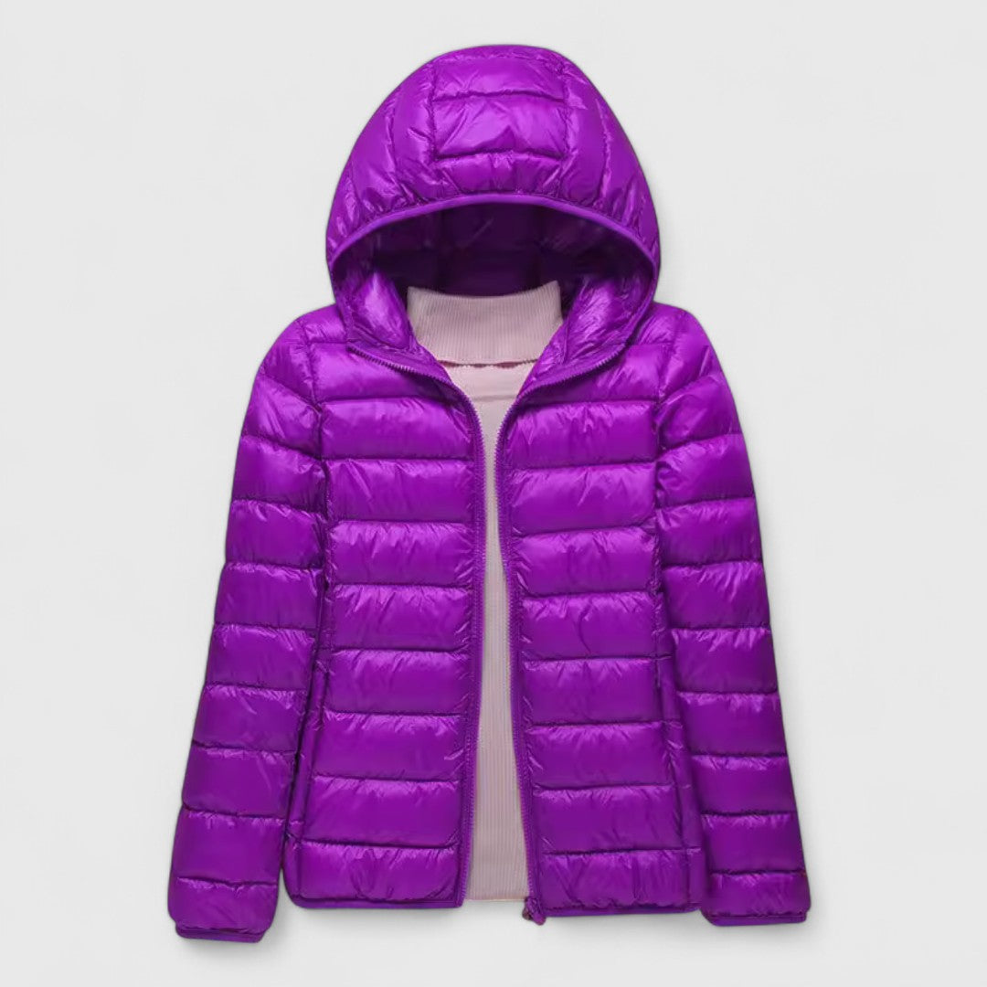 Doudoune Légère à Capuche pour Femme
