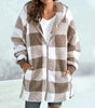 Veste d'Hiver à Carreaux pour Femmes