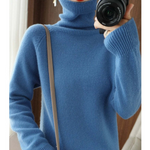 Pull Élégant à Col Roulé pour Femmes
