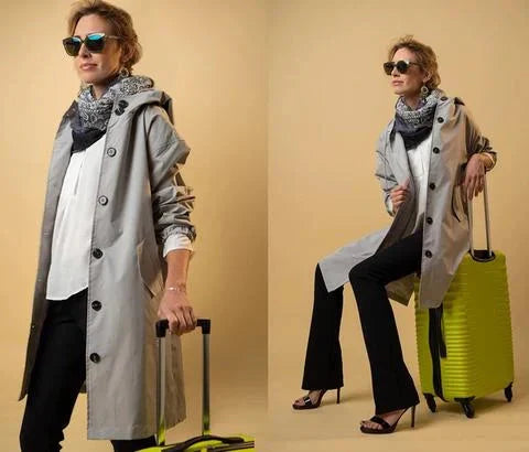 Trench Coat Léger pour Femmes