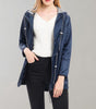 Veste de Pluie Longue Élégante pour Femmes