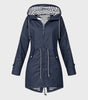 Veste de Pluie Longue Élégante pour Femmes