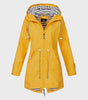 Veste de Pluie Longue Élégante pour Femmes
