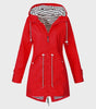 Veste de Pluie Longue Élégante pour Femmes