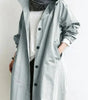 Manteau Long Oversize à Capuche pour Femme