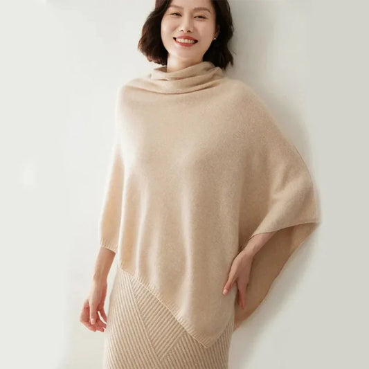 Poncho Laine Fine pour Femmes