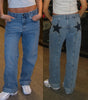 Jeans décontractés à motif d'étoiles pour Femme