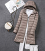 Manteau Long Matelassé Léger pour Femmes