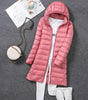 Manteau Long Matelassé Léger pour Femmes