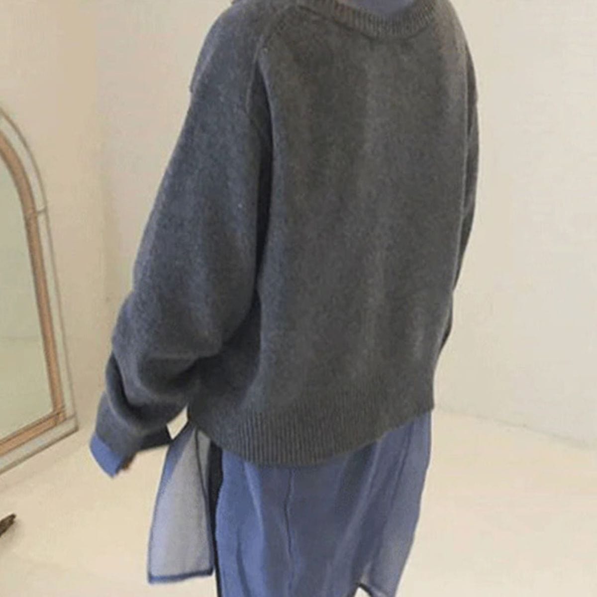 Cardigan Boutonné en Maille pour Femmes