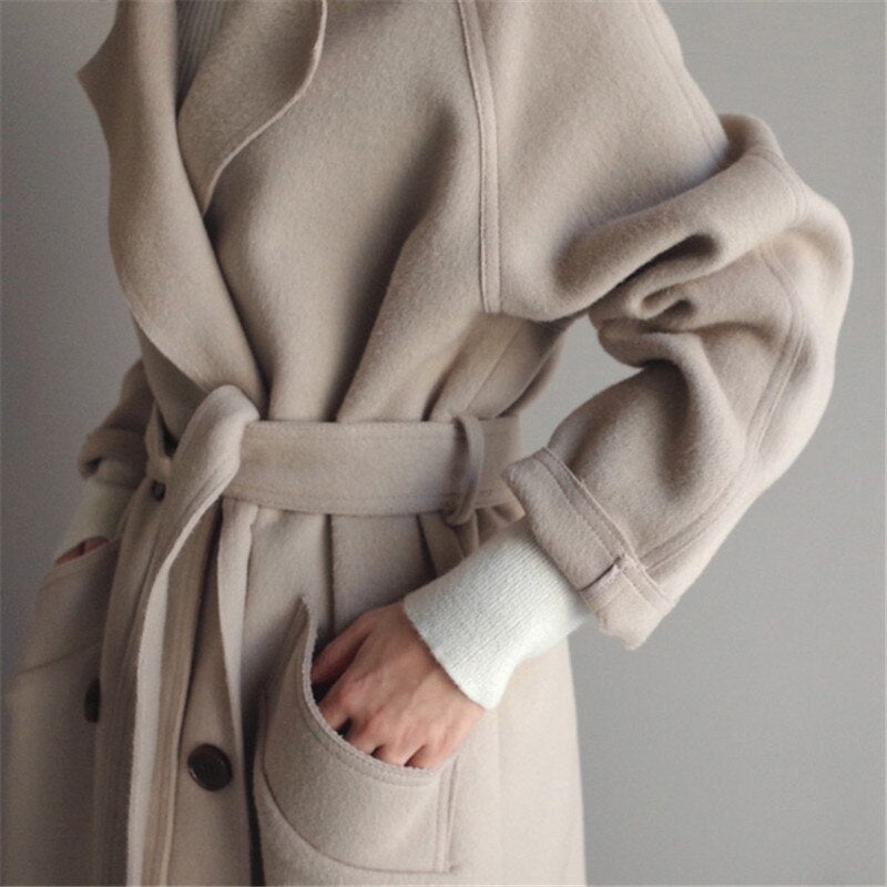 Manteau Long Élégant pour Femmes