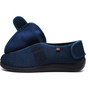 Chausson Femme Confort pour Pieds Larges à Scratch en Maille